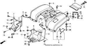 Rear Fender Schematic