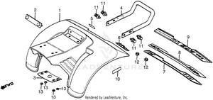 Rear Fender Schematic