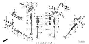 Camshaft + Valve Schematic