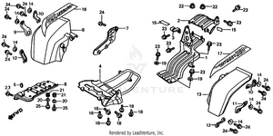Rear Fender + Skid Plate Schematic