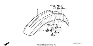 Front Fender Schematic