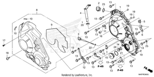 Right Crankcase Cover Schematic