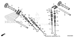Camshaft@valve Schematic