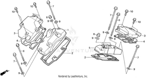 Vt1100c Cylinder Head Cover Schematic