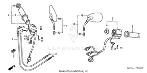 Handle Switch + Cable Schematic