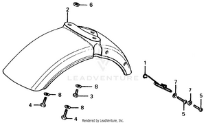 Front Fender Schematic