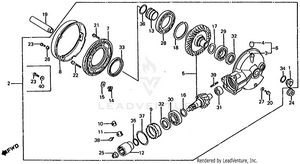 Final Driven Gear Schematic