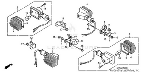 Front & Rear Turn Signal Schematic