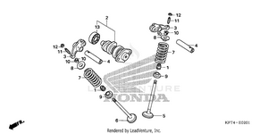 Camshaft + Valve (2) Schematic
