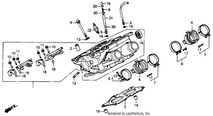 Right Cylinder Head Schematic