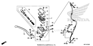 Front Brake Master       Cylinder Schematic