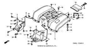 Rear Fender (tm '02-'04) Schematic