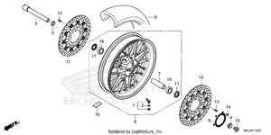 Front Wheel Schematic