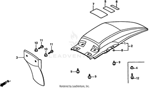 Rear Fender Schematic