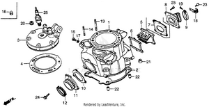 Cylinder Head 86-89 Schematic