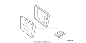 Billet Swingarm Pivot Cover Set (fluted) Schematic