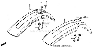 Front Fender Schematic