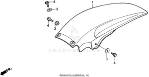 Rear Fender 90 Schematic