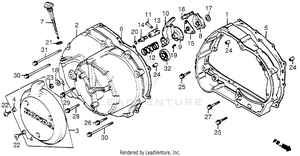Right Crankcase Cover Schematic