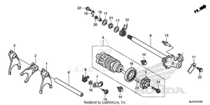 Gearshift Drum Schematic
