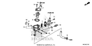 Thermostat@hose Schematic