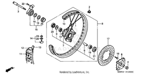 Front Wheel Schematic