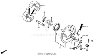 Front Brake Panel Schematic