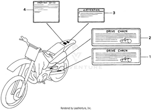 Caution Label Schematic