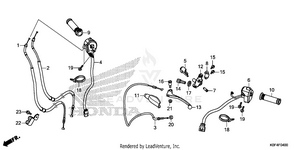 Handle Lever@switch@cable Schematic