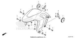 Front Fender Schematic