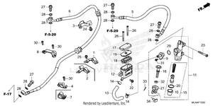 Rear Brake Master        Cylinder Schematic