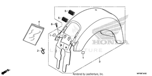 Rear Fender (1) Schematic