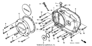 Right Crankcase Cover Schematic