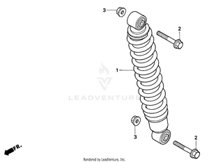 Rear Shock Absorber Schematic