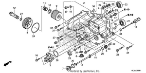 Front Crankcase Cover Schematic