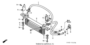 Oil Cooler Schematic