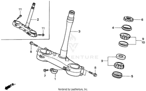 Steering Stem 90-94 Schematic