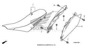 Seat@side Cover Schematic