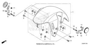 Front Fender Schematic