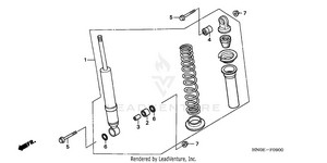 Front Shock Absorber Schematic