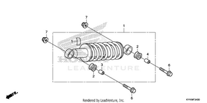 Rear Shock Absorber Schematic