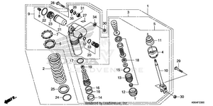 Rear Shock Absorber Schematic