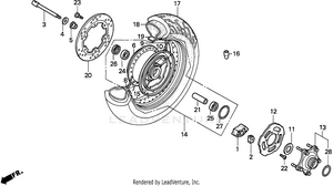 Vt1100c2rear Wheel Schematic