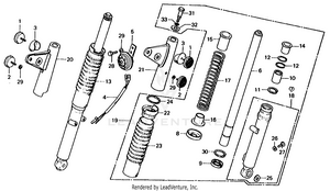 Front Fork Schematic