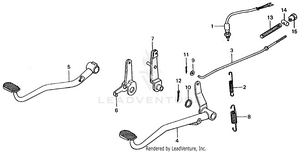 Brake Pedal Schematic