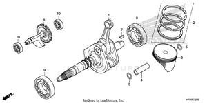 Crankshaft@piston Schematic