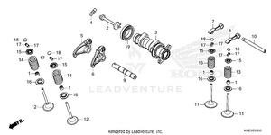Camshaft@valve Schematic