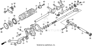 Gearshift Drum Schematic