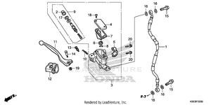 Front Brake Master       Cylinder Schematic