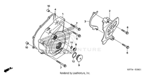 Left Crankcase Cover (2) Schematic